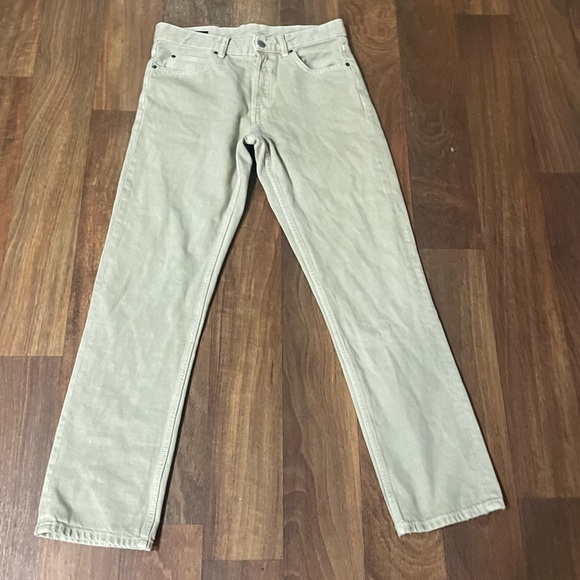 Zara Other - Zara Men’s Regular Straight Medium Wash Khaki Jeans Size 30 NWOT